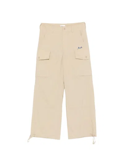 P.a.r.o.s.h Parosh Nylon And Cotton Trousers In Neutral
