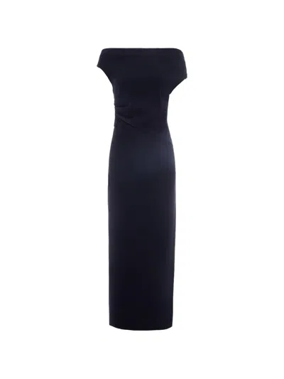 P.a.r.o.s.h Long One-shoulder Dress In Black