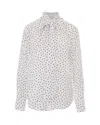 P.a.r.o.s.h Star-print Pussy-bow Blouse In White