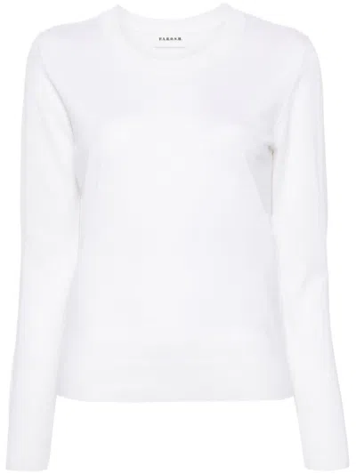 P.a.r.o.s.h Wool-silk-blend Jumper In Off White