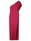 P.a.r.o.s.h . One-shoulder Crossover Maxi Dress With Side Slit In Purple
