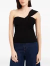 P.a.r.o.s.h One-shoulder Top In Black