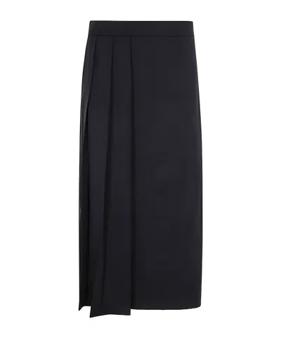 P.A.R.O.S.H P.A.R.O.S.H. PLEAT DETAILED MIDI SKIRT