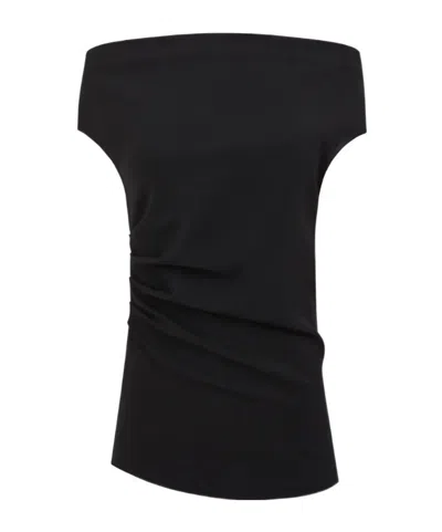 P.a.r.o.s.h One-shoulder Blouse In Black