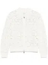 P.a.r.o.s.h Open-knit Cardigan In White