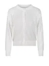 P.A.R.O.S.H OPEN-KNIT CARDIGAN WITH SHIMMERING FINISH