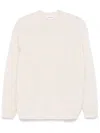 P.a.r.o.s.h Parosh Ivory Mohair Blend Open-knit Sweater In White
