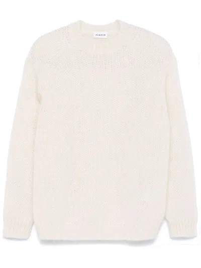 P.a.r.o.s.h Open-knit Sweater In White