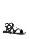 P.a.r.o.s.h Open-toe Sandals In Black