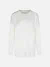 P.a.r.o.s.h 'over' Cream Wool Blend Sweater In Cream