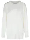 P.a.r.o.s.h Drop-shoulder Wool-cashmere Jumper In Beige