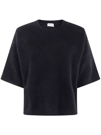 P.a.r.o.s.h Parosh Oversize Short Sleeve In Black