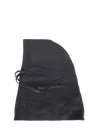 P.a.r.o.s.h Oversized Black Hood With Drawstring In Black