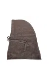 P.a.r.o.s.h Oversized Soft Fabric Hood In Brown