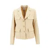 P.a.r.o.s.h Giacca Single-breasted Jacket In Neutral