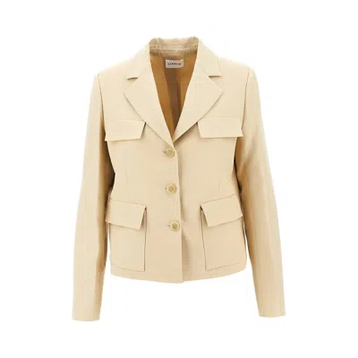 P.a.r.o.s.h Giacca Single-breasted Jacket In Neutral