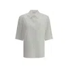 P.a.r.o.s.h White Cotton Shirt In White