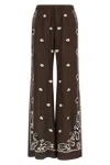 P.a.r.o.s.h P. A.r. O.s. H. Embroidered Trousers In Brown