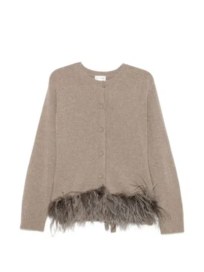 P.a.r.o.s.h P. A.r. O.s. H. Cardigan In Beige