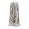 P.a.r.o.s.h P. A.r. O.s. H. Chiffon Pleated Skirt In Multi