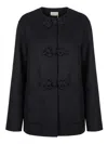 P.a.r.o.s.h Long-sleeve Casual Jacket In Black