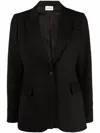 P.a.r.o.s.h Single-breasted Tailored Blazer In Black