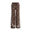 P.a.r.o.s.h P. A.r. O.s. H. Embroidered Trousers In Brown