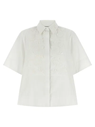 P.a.r.o.s.h P. A.r. O.s. H. Cotton Women's Blouse In White