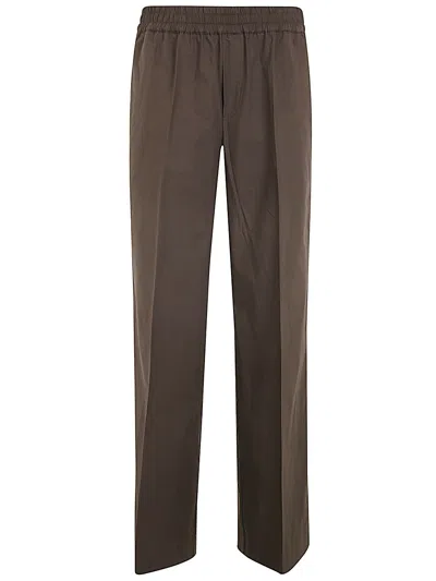 P.A.R.O.S.H P. A.R. O.S. H. WIDE LEG TROUSER,D232297.CANYOX24 086 DARK BROWN