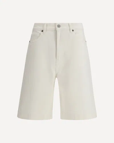 P.a.r.o.s.h P. A.r. O.s. H. Denim Bermuda Shorts In White
