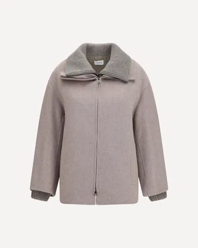 P.a.r.o.s.h P. A.r. O.s. H. Double Wool And Quilted Jacket In Gray