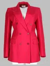 P.a.r.o.s.h P. A.r. O.s. H. Double-breasted Blazer Jacket In Pink