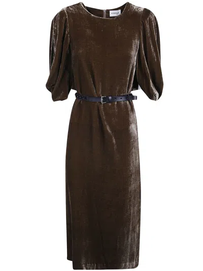 P.a.r.o.s.h P. A.r. O.s. H. Dress Ravel In Brown