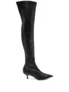 P.a.r.o.s.h P. A.r. O.s. H. Eco Leather Stretch Boot In Black