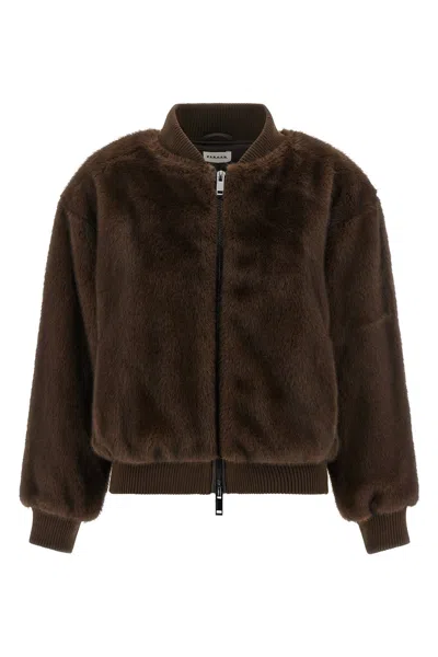 P.A.R.O.S.H P. A.R. O.S. H. FAUX FUR BOMBER JACKET
