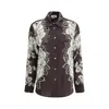P.a.r.o.s.h P. A.r. O.s. H. Floral Print Shirt In Brown