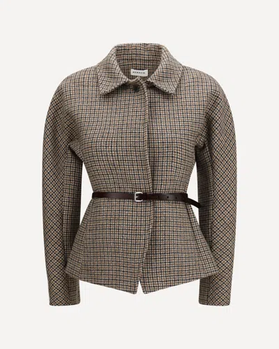 P.A.R.O.S.H P. A.R. O.S. H. HOUNDSTOOTH BLAZER