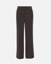 P.a.r.o.s.h Lillie Wide-leg Pants Pressed Crease In Brown