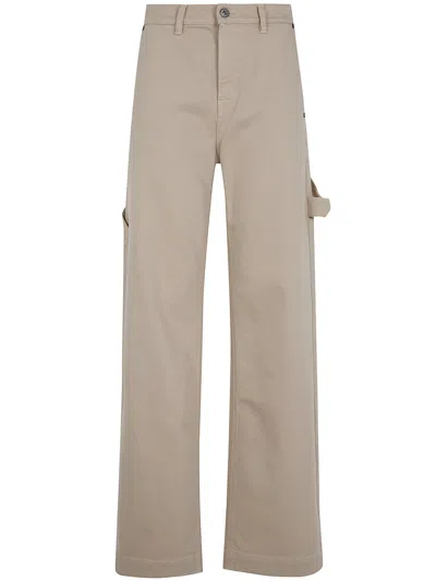 P.a.r.o.s.h P. A.r. O.s. H. Jeans Gamba Dritta "cuoricini" In Multi