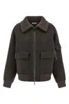 P.a.r.o.s.h P. A.r. O.s. H. Wool Jacket With A Wide Collar In Brown
