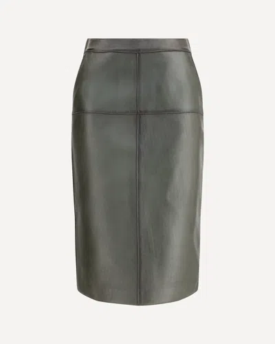 P.A.R.O.S.H P. A.R. O.S. H. LEATHER PENCIL SKIRT