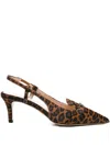 P.a.r.o.s.h P. A.r. O.s. H. Leather Slingback In Multi
