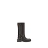 P.a.r.o.s.h Stud-detailing Leather Biker Boots In Brown