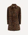 P.a.r.o.s.h P. A.r. O.s. H. Leopard Print Coat In Multi