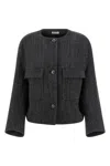 P.a.r.o.s.h Button-fastening Patch-pocket Jacket In Gray