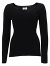 P.a.r.o.s.h P. A.r. O.s. H. Maglia In Lana Con Scollo A V In Black