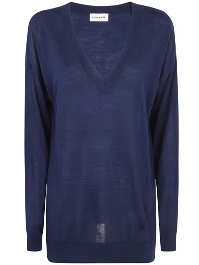 P.a.r.o.s.h P. A.r. O.s. H. Maglione Manica Lunga "linfa26" In Blue