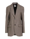 P.a.r.o.s.h P. A.r. O.s. H. Man Blazer Dark Brown Size S Virgin Wool, Elastane In Brown