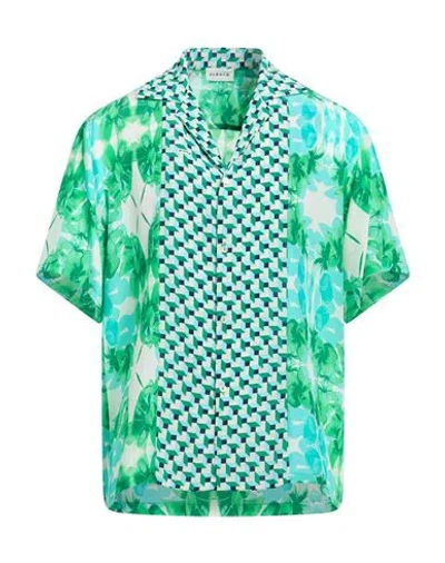 P.a.r.o.s.h P. A.r. O.s. H. Man Shirt Green Size L Silk