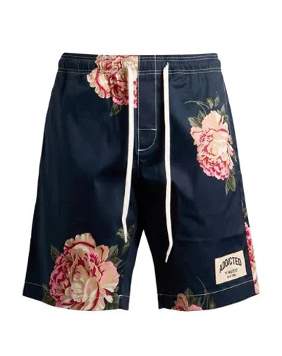 P.a.r.o.s.h P. A.r. O.s. H. Man Shorts & Bermuda Shorts Midnight Blue Size S Cotton, Elastane